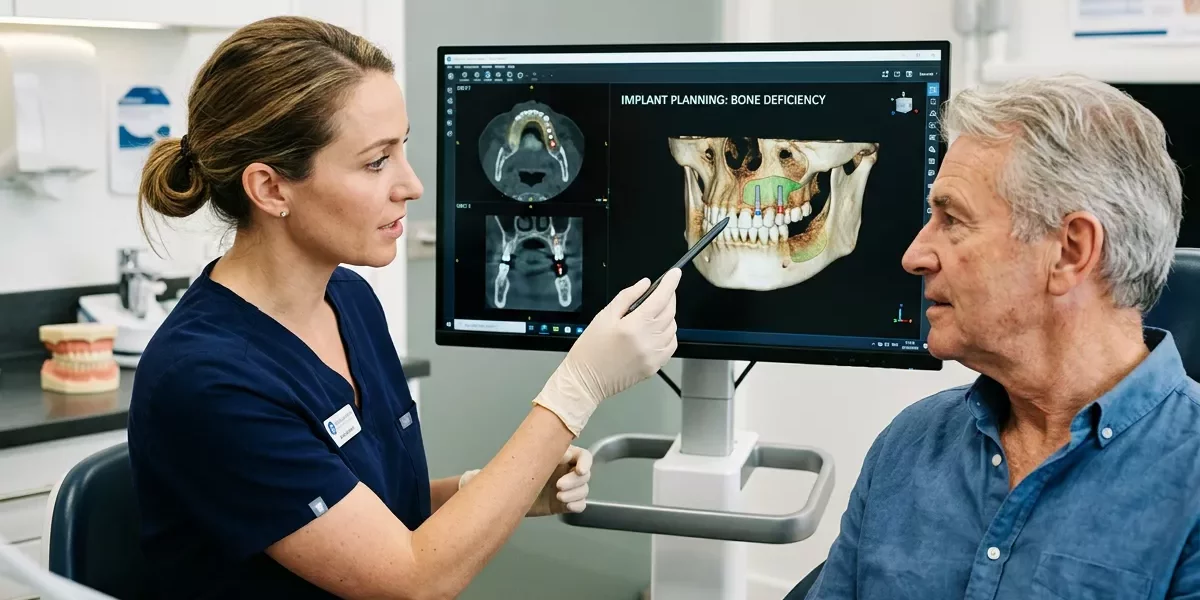 How Are Dental Implants Planned in Patients With Bone Loss?