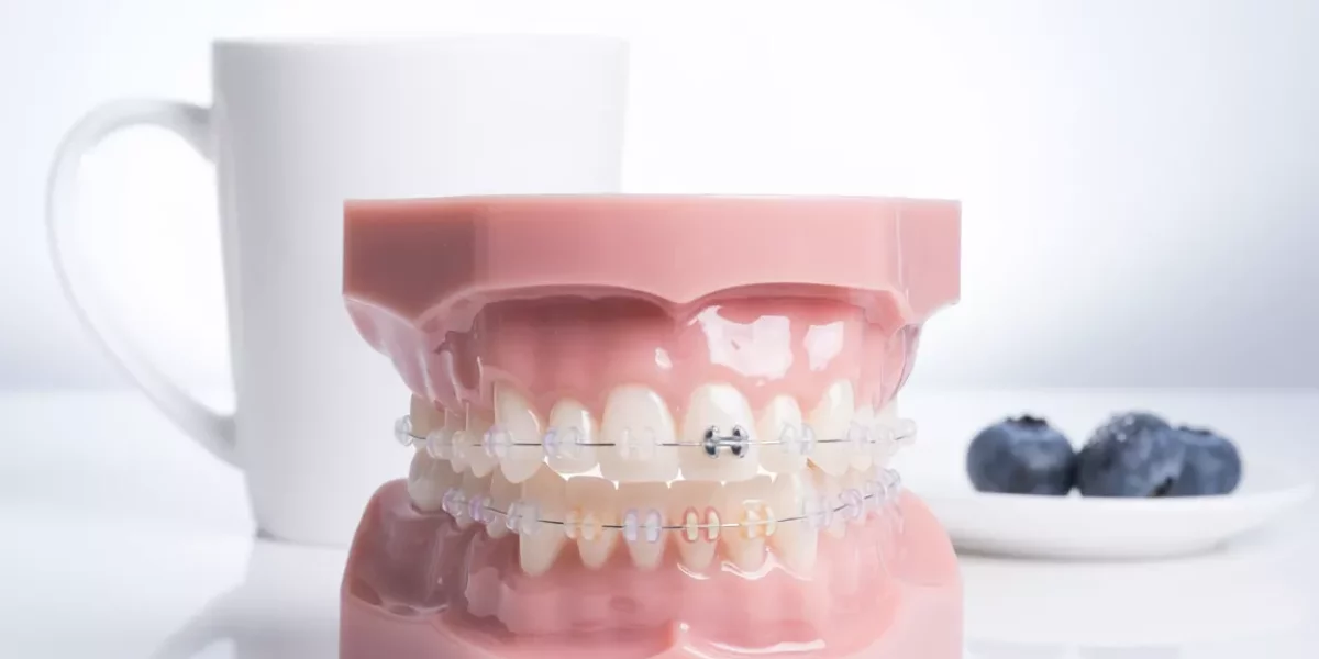 Do ceramic brackets stain?